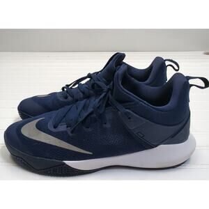 Nike Zoom Shift TB Midnight Navy Blue White Shoes Mens Size 14 897811-401